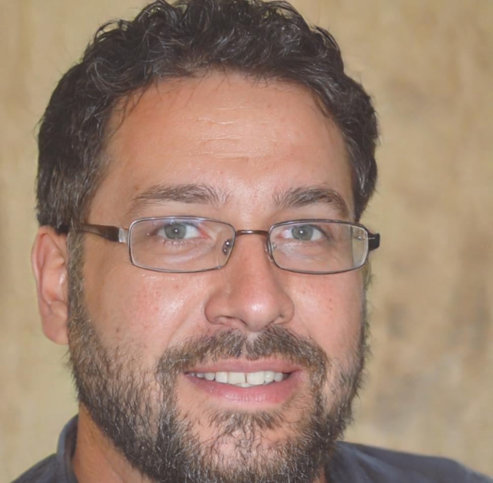 Financial consultant reviewing business projections